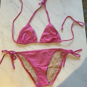 Victoria Secrets Pink String Bikini